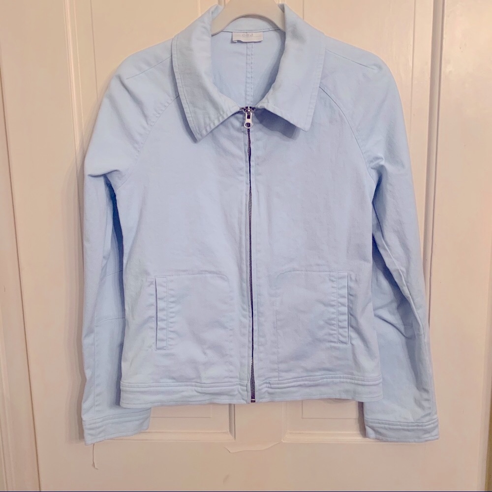 Lightweight Y2K minimalist jacket with zipper